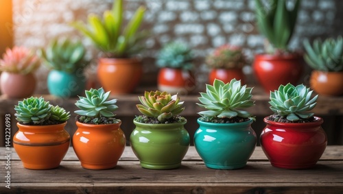 Wallpaper Mural Succulent house plant Torontodigital.ca