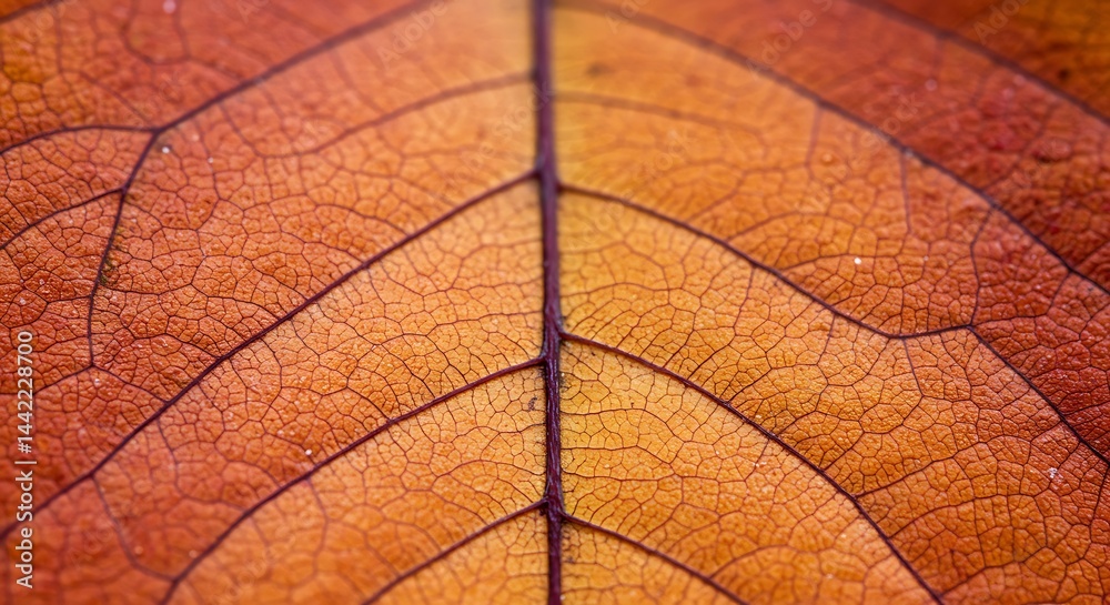 Fototapeta premium Autumn's Embroidered Tapestry AI Generated