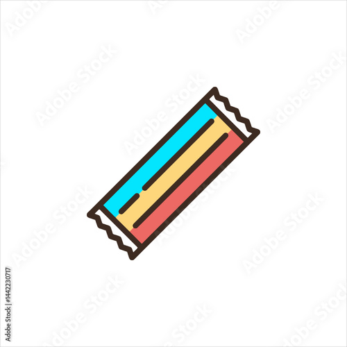 colored pencils on white background
