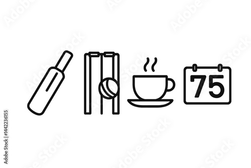 Cricket legends merging gear, food, and scorekeeping