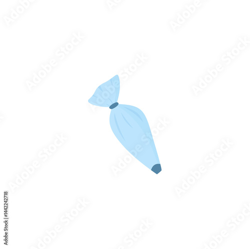 Pastry Bag icing. Kitchen equipment, utensil. Vector illustration 
