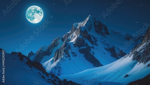 In the evening glow of the moon photo