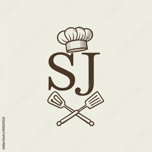 Restaurant logo Chef hat restaurant logo company restaurant logo