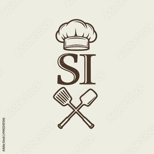 Restaurant logo Chef hat restaurant logo company restaurant logo