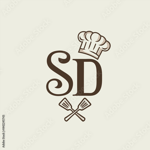 Restaurant logo Chef hat restaurant logo company restaurant logo