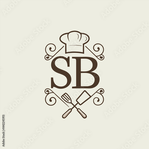 Restaurant logo Chef hat restaurant logo company restaurant logo