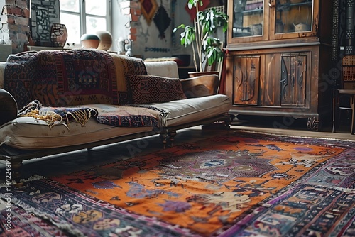 Vintage Rugs: Layer vintage rugs for warmth and texture. 
