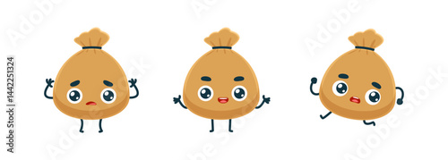 Set Mascot images of the Sack Bag