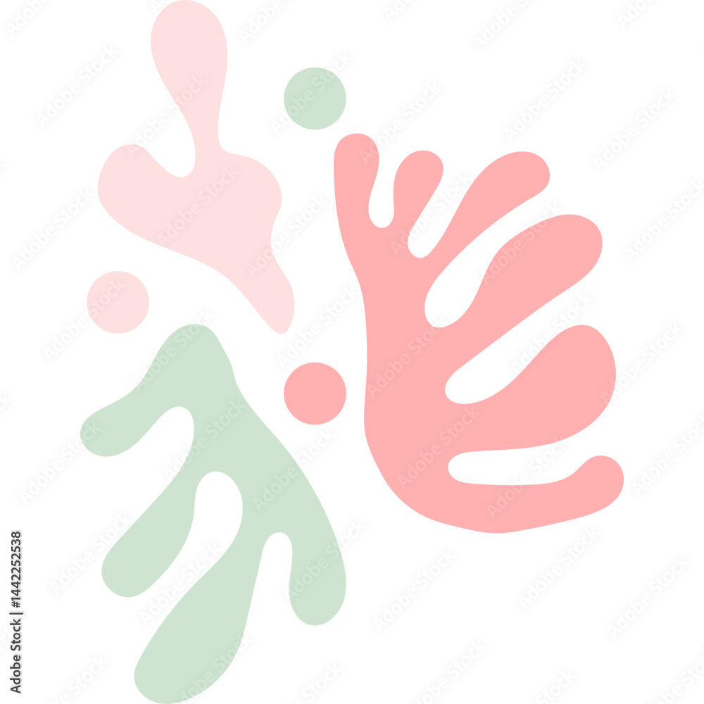 Abstract Leaves Shape Abstract Leaves Shape