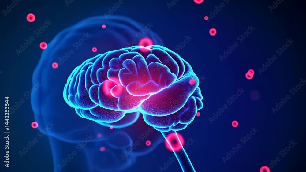 Scanning infections, neural pathogens, brain microbes. Infection ...