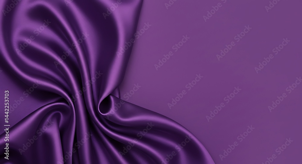Obraz premium Amethyst Drape AI Generated