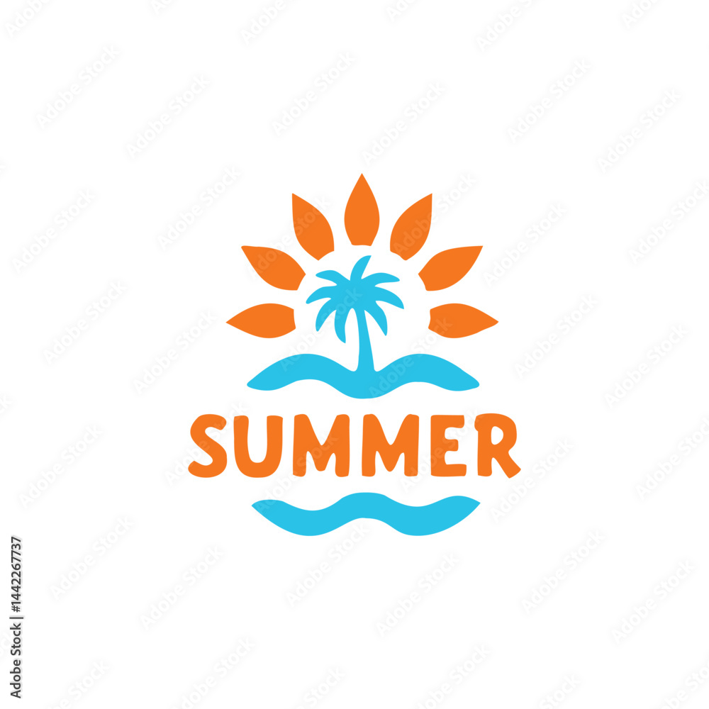 Obraz premium Summer logo