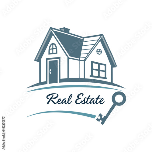 real estate logo design vector 