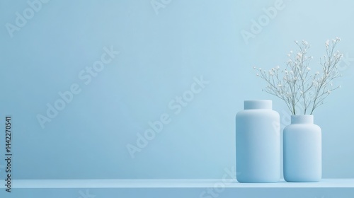 Wallpaper Mural Vases with baby's breath Torontodigital.ca