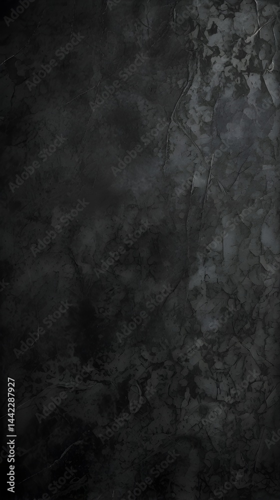 Fototapeta premium Dark Gray Texture Background with Abstract Marbled Pattern