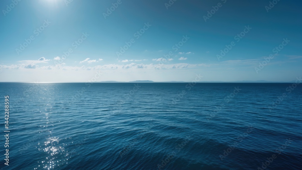 Obraz premium The expansive blue ocean waters