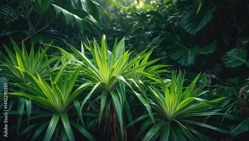 Known for its strong fragrance, this pandan leaf is used as a scent and is usually planted at the periphery of plantations.