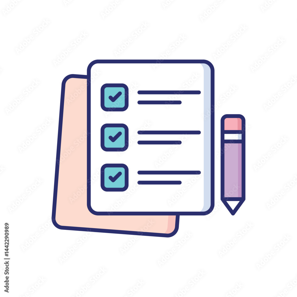 Evaluation  Vector icon