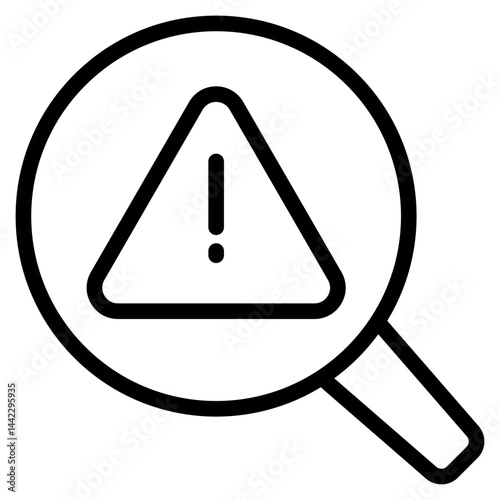 Problem analysis icon in vector illustration