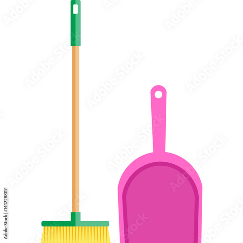 Cleaning Tools Illustration