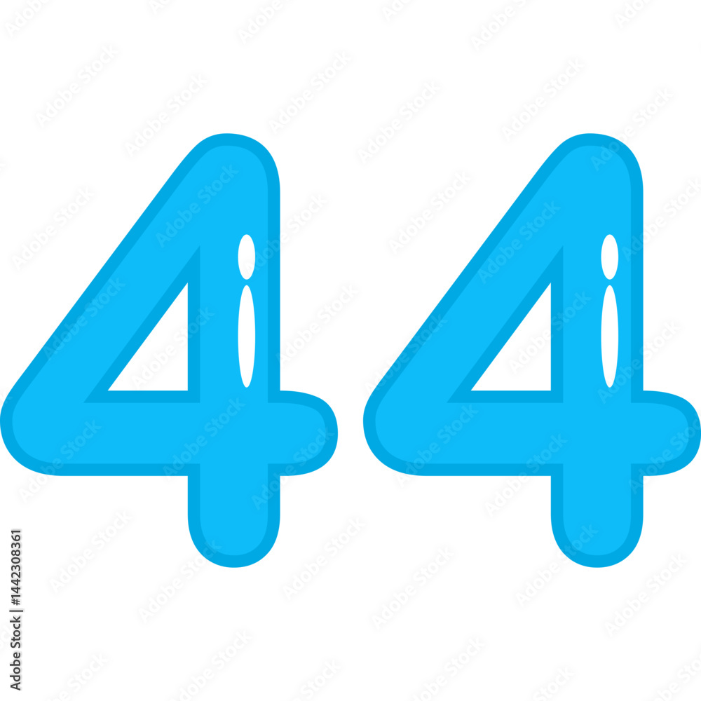 Fototapeta premium Number Illustration Vector