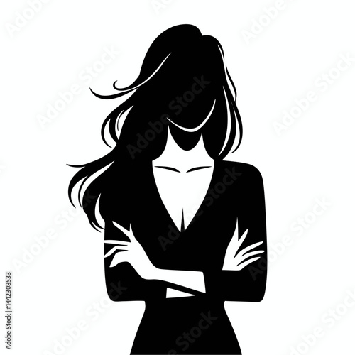 A vector women.