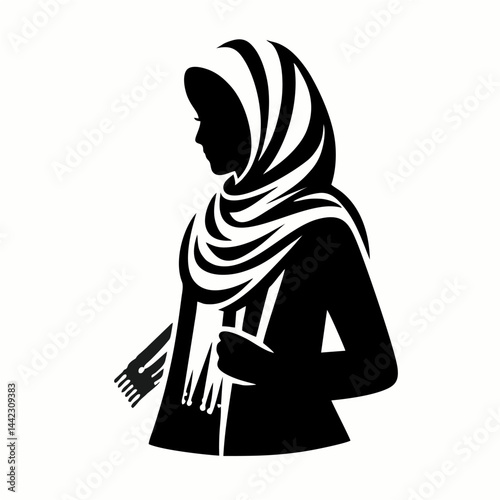 A vector women.