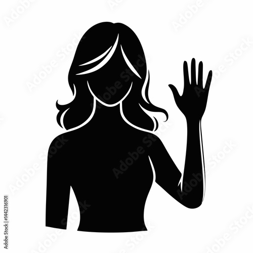 A vector women.