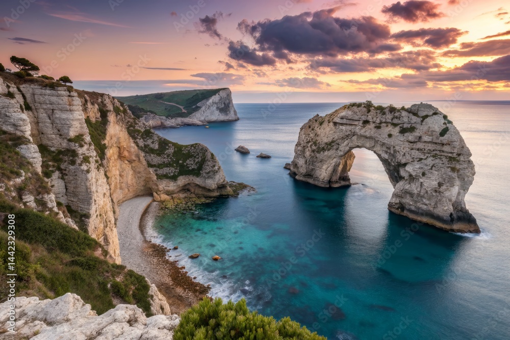 Coastal Arch Landscape at Sunrise Coastal Arch Landscape at Sunrise