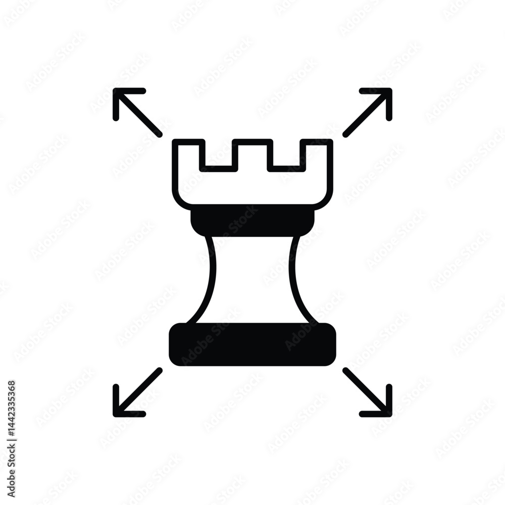 Strategy Direction Vector icon Strategy Direction Vector icon