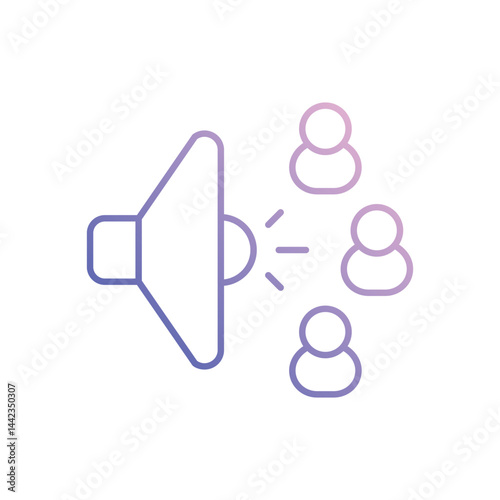 Dissemination  Vector icon