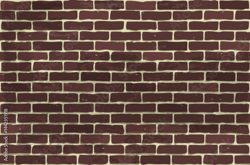 Obraz na płótnie Seamless Brick wall background texture. Background of old vintage brick wall. brick wall for brickwork background design. w salonie