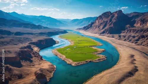 Lake Mead Seen from Above