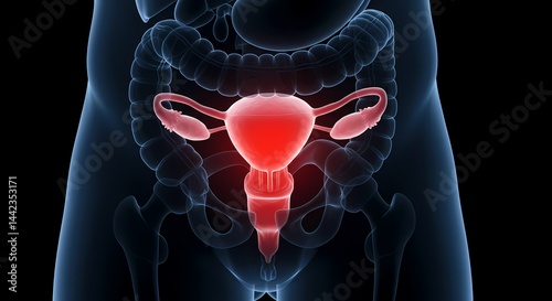 Uterus Anatomy Illustration Female Reproductive System