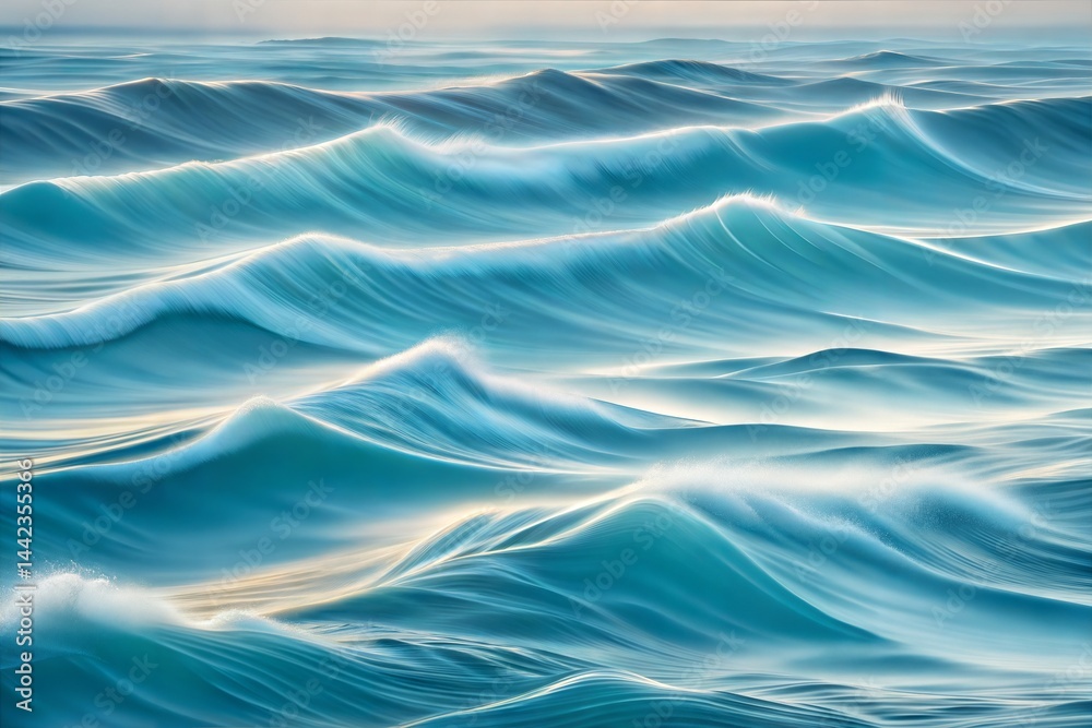 Detailed close-up of ocean waves, showcasing the movement of water. Detailed close-up of ocean waves, showcasing the movement of water.