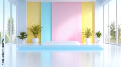 Pastel Modern Display Space
