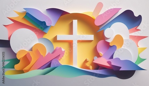 Good Friday Background Image Religious Cross Photo