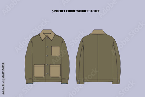 3 POCKET CHORE WORKER JACKET
