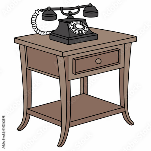 old fashioned phone