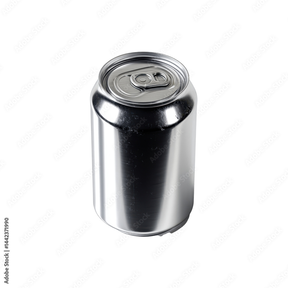Miniature soda can, on transparent background Miniature soda can, on transparent background