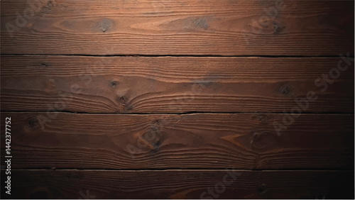 Brown wooden planks. Brown wood background, wood texture, old brown dark wooden texture.