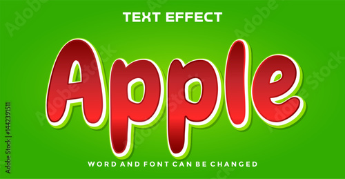 Apple editable text effect