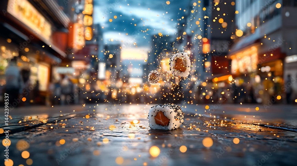 Fototapeta premium a white and black dog