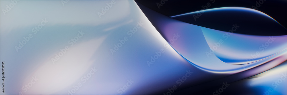 Colorful holographic metallic shapes create a mesmerizing display Colorful holographic metallic shapes create a mesmerizing display