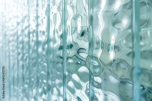 涼しげなガラス素材のテクスチャー