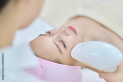 Female Face Laser Hair Removal Treatment