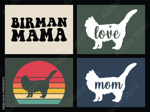 Birman t shirt design bundle