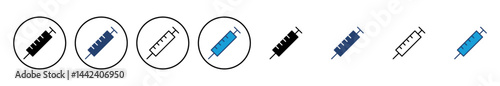 Syringe icon vector. injection icon vector.