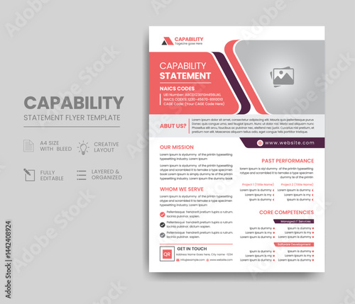 Capability Statement Template Design