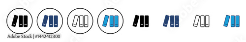 Library icon vector. education icon vector